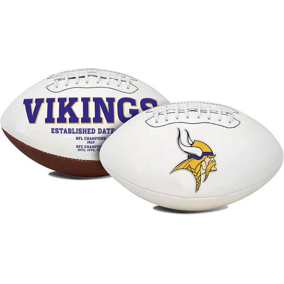 Rawlings Signature Series Full-Size Football, Minnesota Vikings