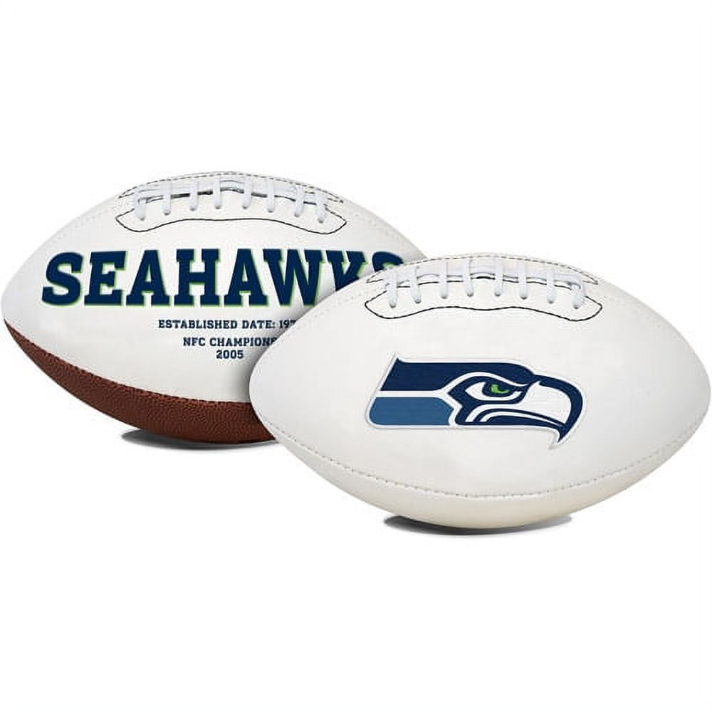 rawlings signature series full-size football, seattle seahawks
