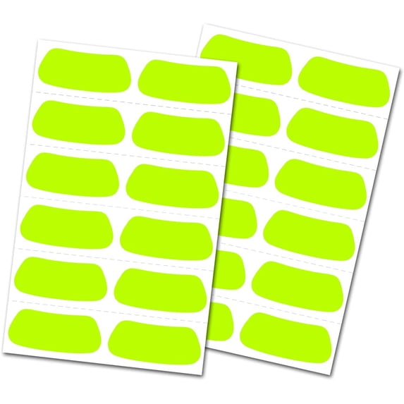 Rawlings Sporting Goods Rawlings Eye Black Stickers - 12 Pack Light Green