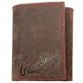 thumbnail image 1 of Rawlings Sporting Goods Rawlings High Grade Emboss Trifold Wallet Brown, 1 of 2
