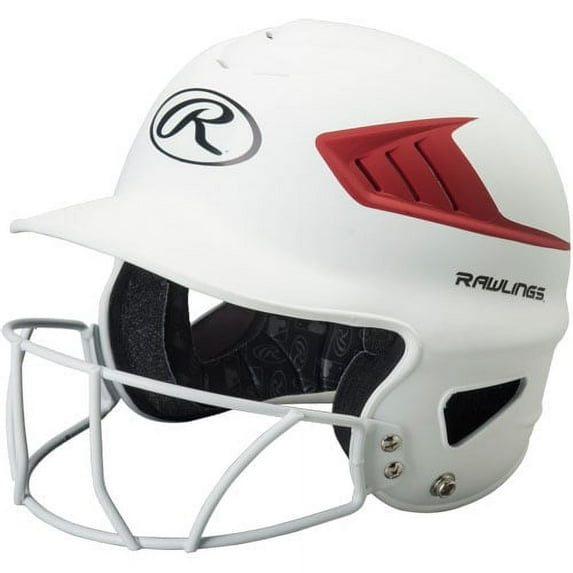 Rawlings Sporting Goods Rawlings Liberty Exclusive Edition 2 Tone Matte Fastpitch Softball Batting Helmet White/Navy 6 1/2 - 7