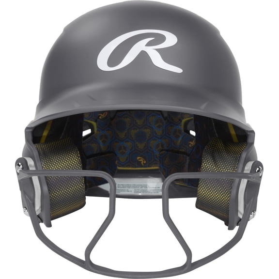 Rawlings Mach Hi-Viz Fastpitch Softball Batting Helmet Grey Senior (6 7/8 - 7 5/8)
