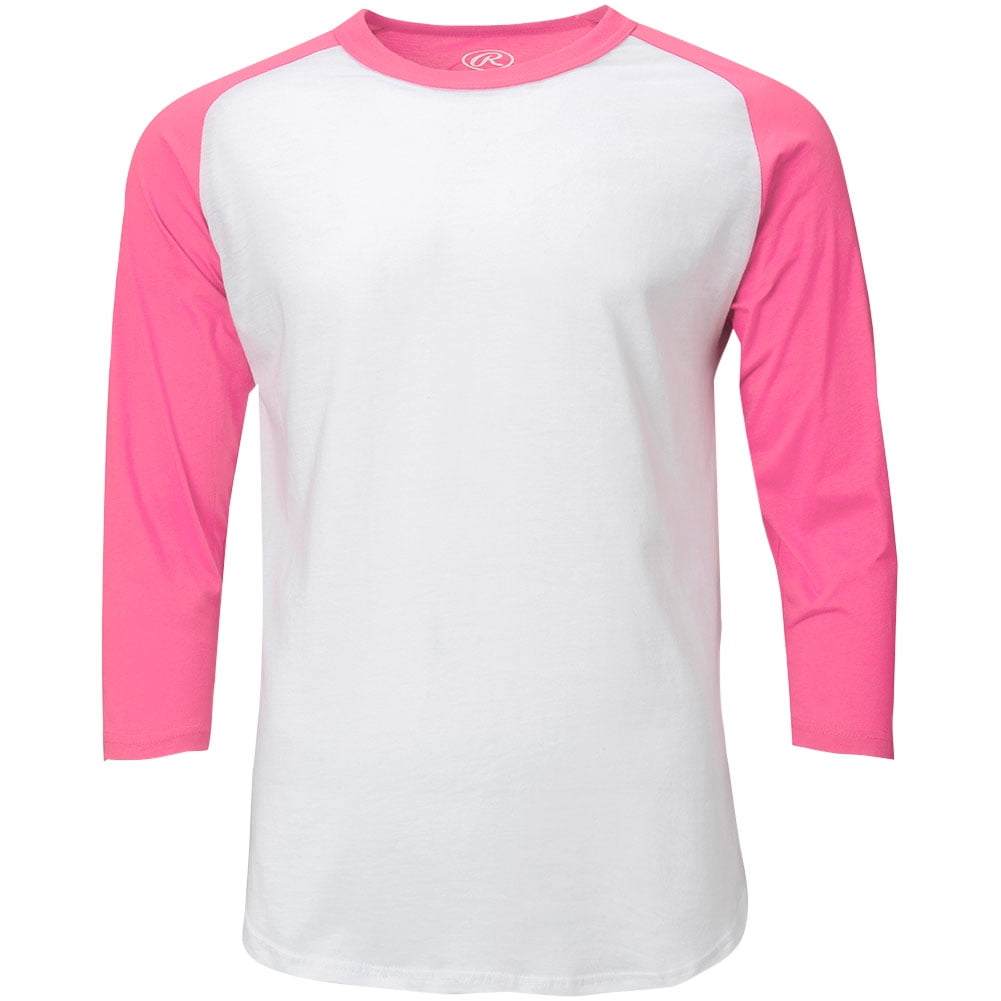 Rawlings Men's Men's Athletic Fit 3/4 Sleeve Shirt | Baseball Training Apparel | Multiple Colors Athletic Fit 3/4 Sleeve Shirt | Baseball Training