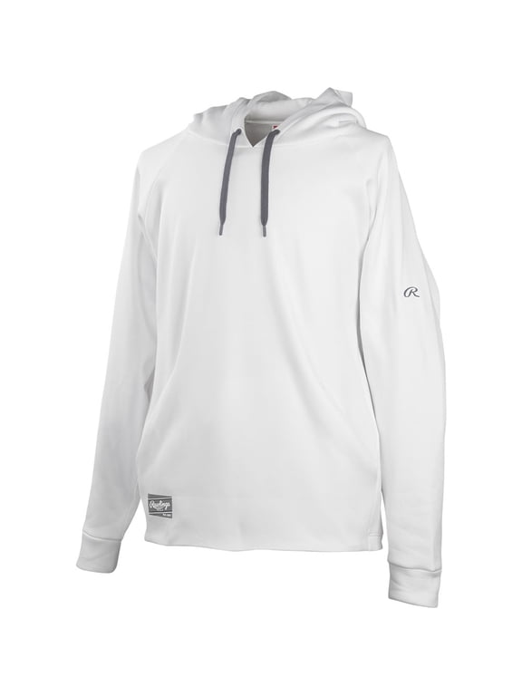 Sporting Goods Rawlings Men's Colorsync Performance Pullover Baseball Hoodie White 3Xl