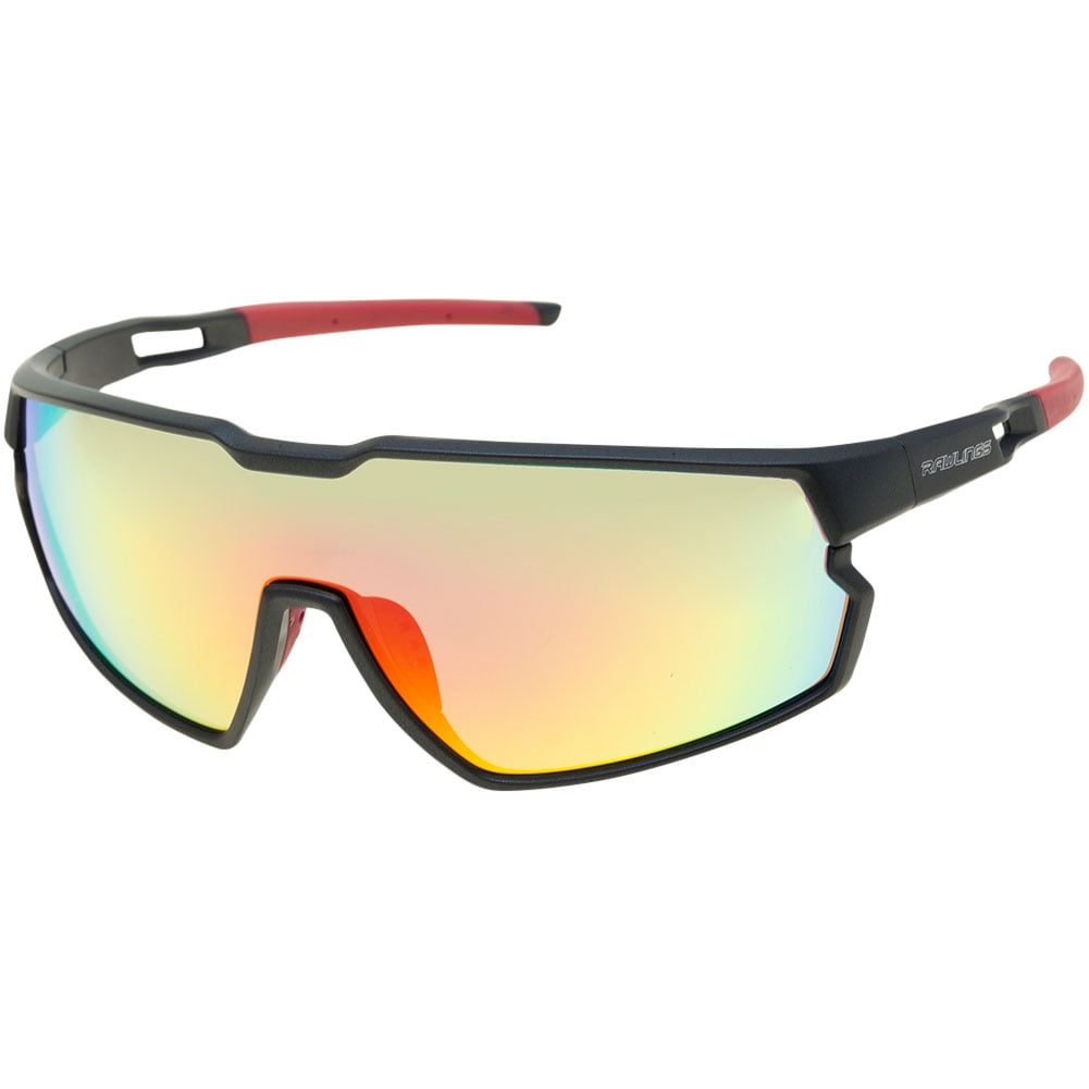 Rawlings Sporting Goods Rawlings RlSmu23307 Baseball Sunglasses Dark Grey/Orange
