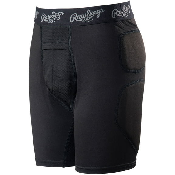 Rawlings Youth Baseball Sliding Shorts Black S