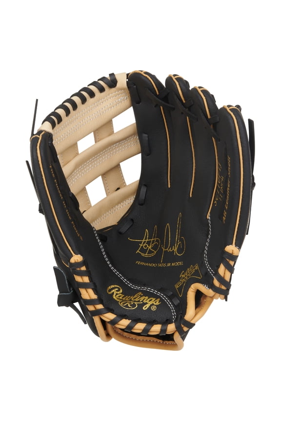 Sure Catch Fernando Tatis Jr Baseball Glove | 11-Inch | Black/Camel | Pro-H Web