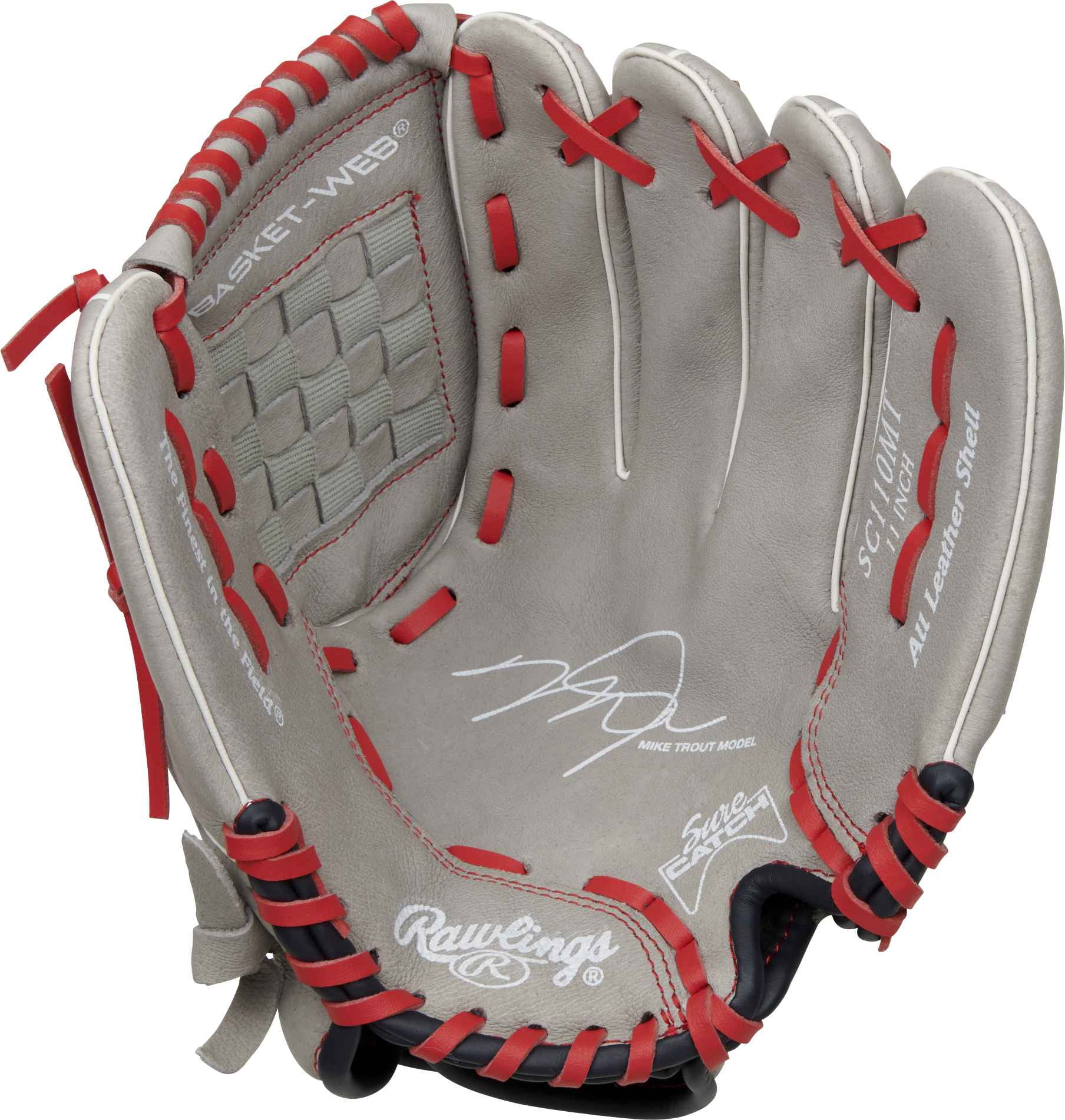 Rawlings | Guante de béisbol Sure Catch T-Ball & Youth | Tamaños 9.5 a 11.5  pulgadas