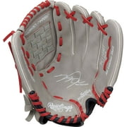 Rawlings Sure Catch Series Youth Mike Trout Model Baseball Glove, 11 inch, Gray, Right Hand Throw