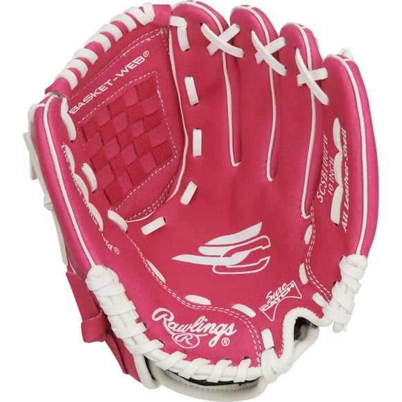 Rawlings Sure Catch Youth Softball Glove | 10-Inch | Basket Web