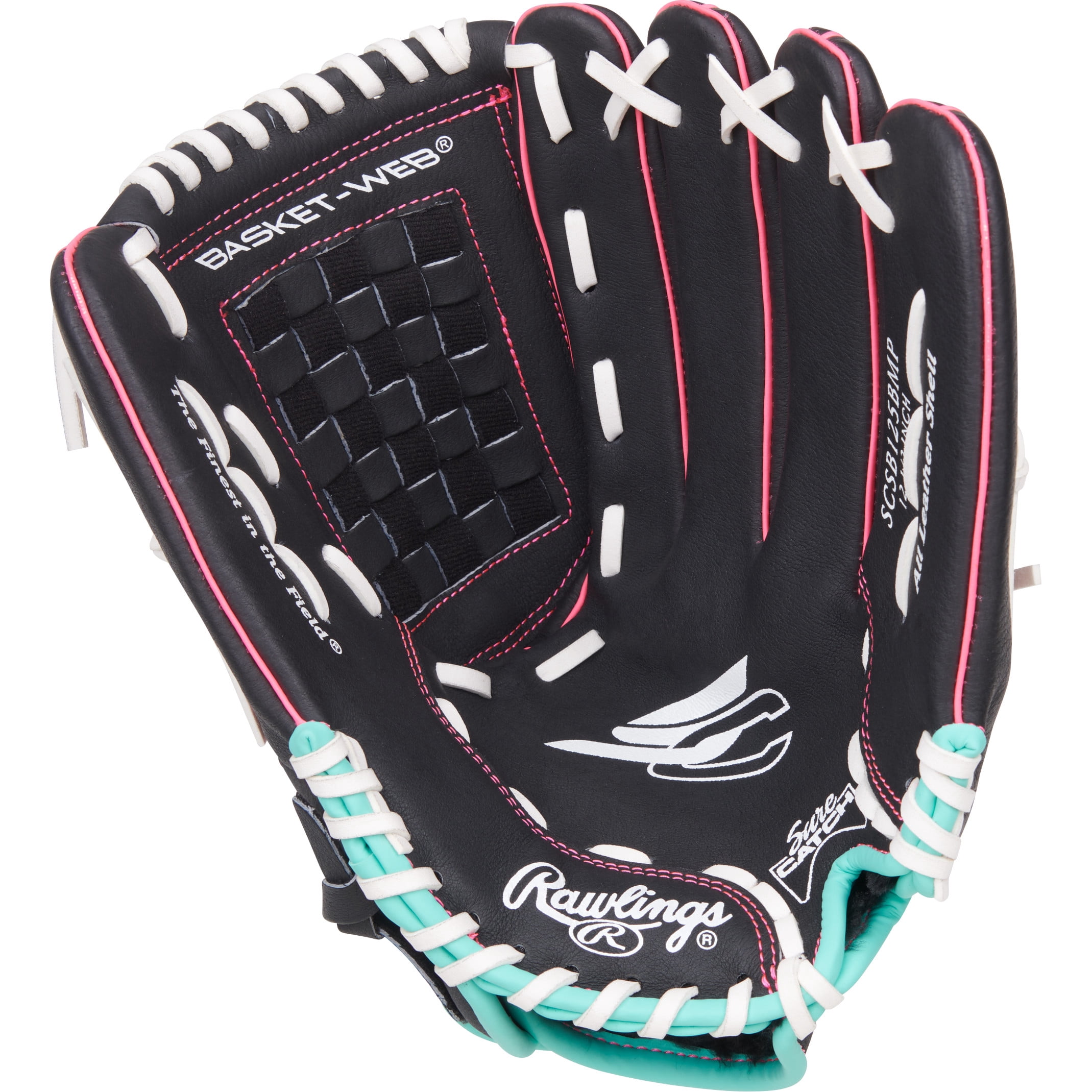 Rawlings Sure Catch Youth Softball Glove | 12.5-Inch | Basket Web