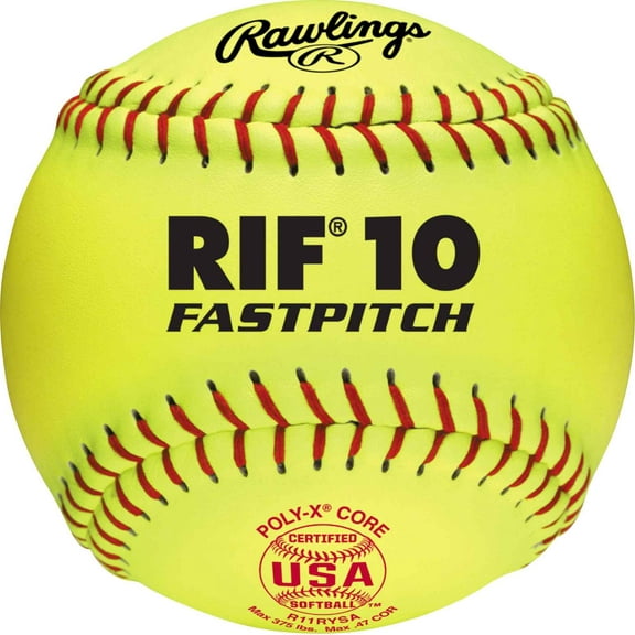 Rawlings | USA 11" Level 10 Softballs | R11RYSA | Youth/10U | Training Ball | 12 Count