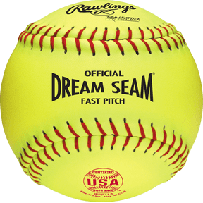 Rawlings | USA Dream Seam Fastpitch Softball Leather Cover Game Ball 11IN | 10U | 1 Count