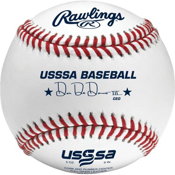 Rawlings | USSSA Baseballs | Competition Grade | ROLB1USSSA | Youth/14U | 12 Count