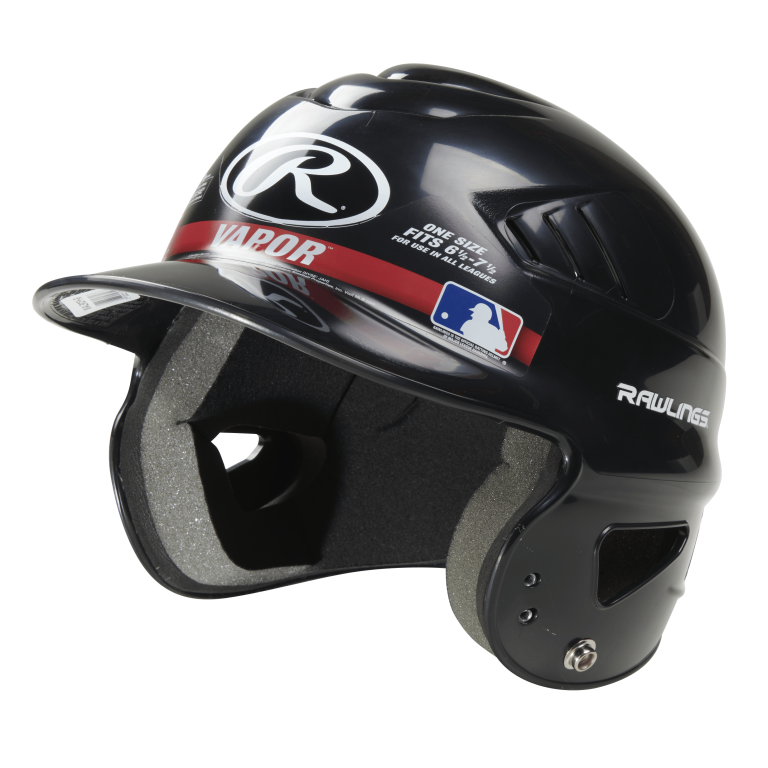 Rawlings Vapor Molded OSFM Baseball Helmet, Black - Walmart.com