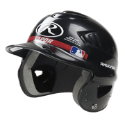 Rawlings | Vapor Youth Baseball Batting Helmet | 6 1/2" - 7 1/2" One Size Fits Most |Black