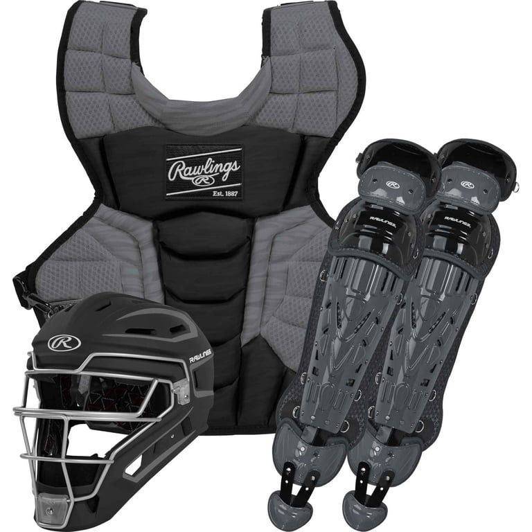 Rawlings, Catcher's Gear Set, Velo 2.0, Black/Graphite - Walmart.com