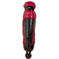 thumbnail image 1 of Rawlings Velo Baseball Adult Leg Guards | Black/Scarlet | Adult, 1 of 2