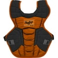 thumbnail image 1 of Rawlings Velo Baseball Intermediate Chest Protector | Black/Orange | Intermediate, 1 of 2