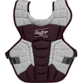 thumbnail image 1 of Rawlings Velo Baseball Intermediate Chest Protector | Maroon/White | Intermediate, 1 of 2