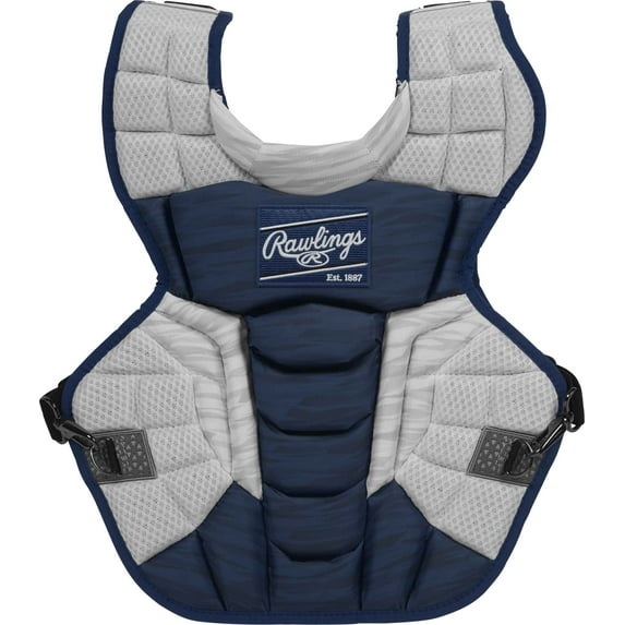 Rawlings Velo Baseball Intermediate Chest Protector | Navy/White | Intermediate