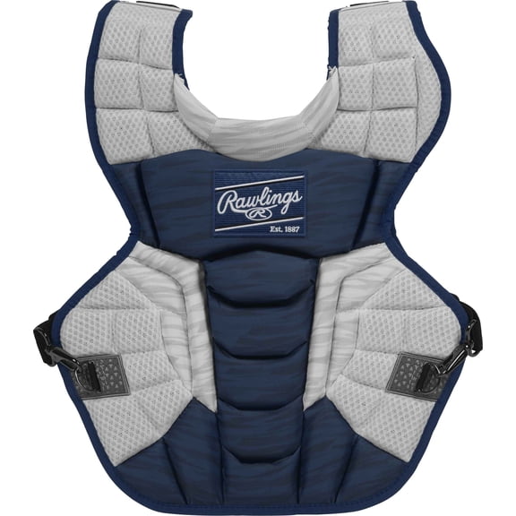 Rawlings Velo Baseball Intermediate Chest Protector | Navy/White | Intermediate