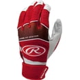 Rawlings Adult Workhorse Batting Gloves – Durable & Comfortable Baseball Gloves For Practice & Games