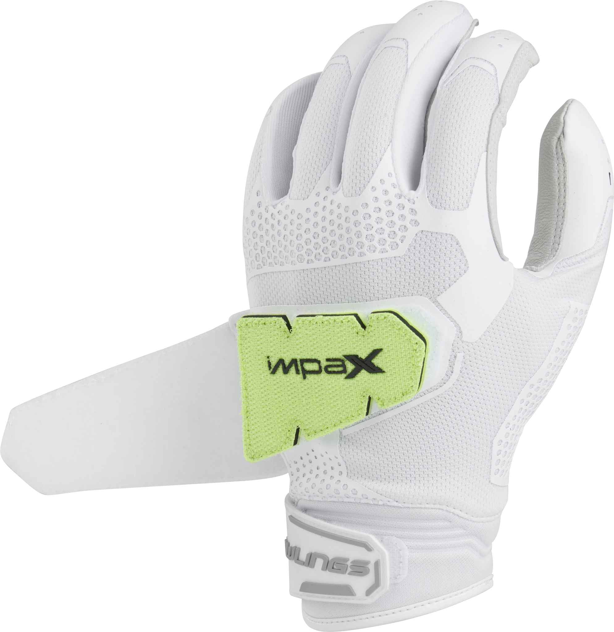Rawlings Workhorse Pro Women's Batting Gloves White 2XL