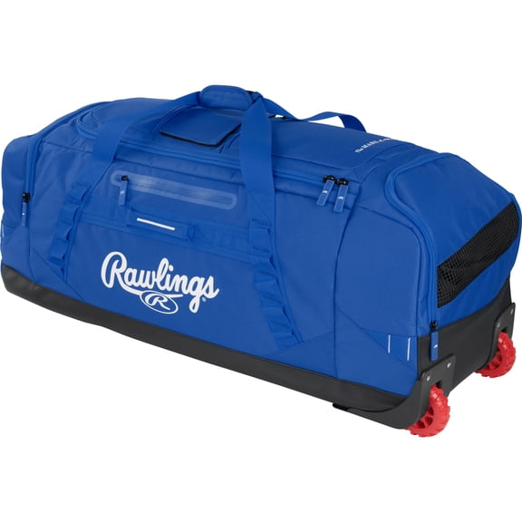 Rawlings Yadi2 Wheeled Equipment Bag | Catchers Gear & Equipment | Royal Blue