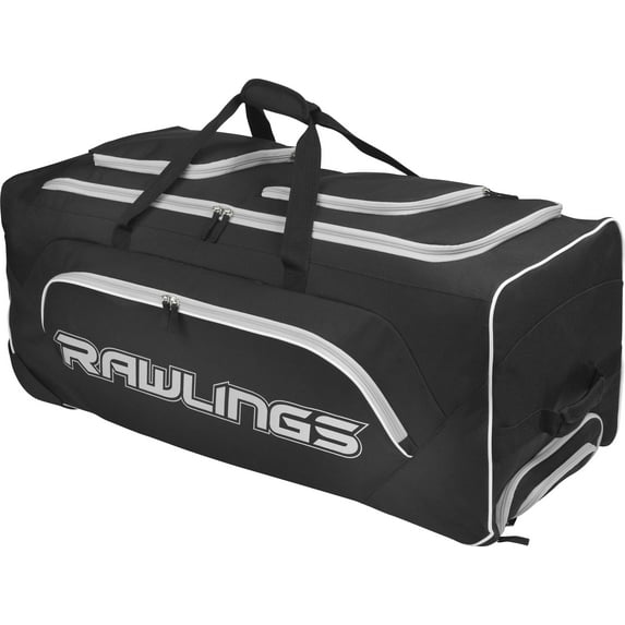 Rawlings Yadier Molina Adult Baseball Wheeled Equipment Bag (Black)