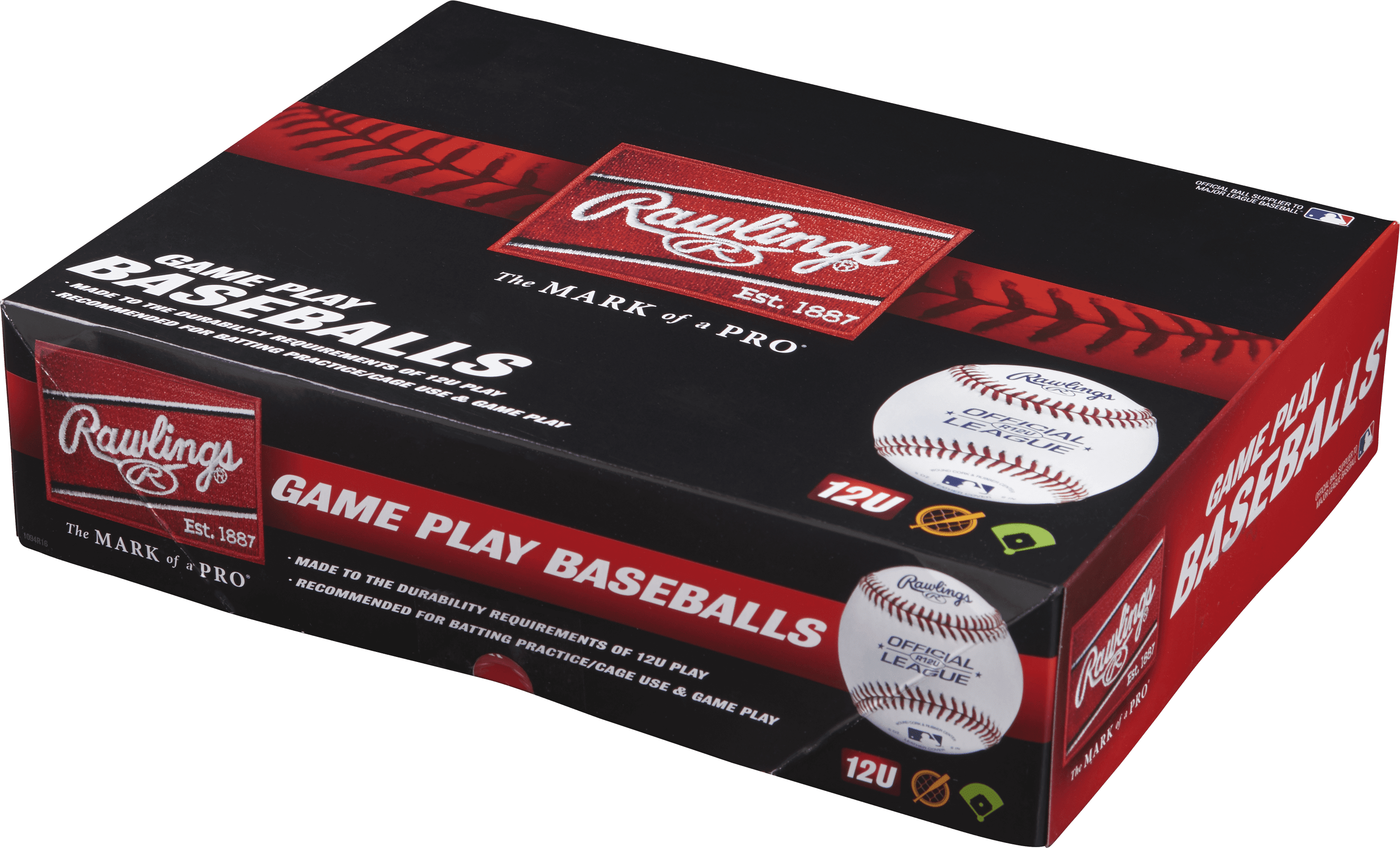 Rawlings Youth (12U) Game Play Baseballs, Box of 12