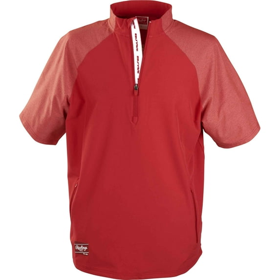 Rawlings Youth ColorSync Short Sleeve Cage Jacket | Scarlet | XLRG