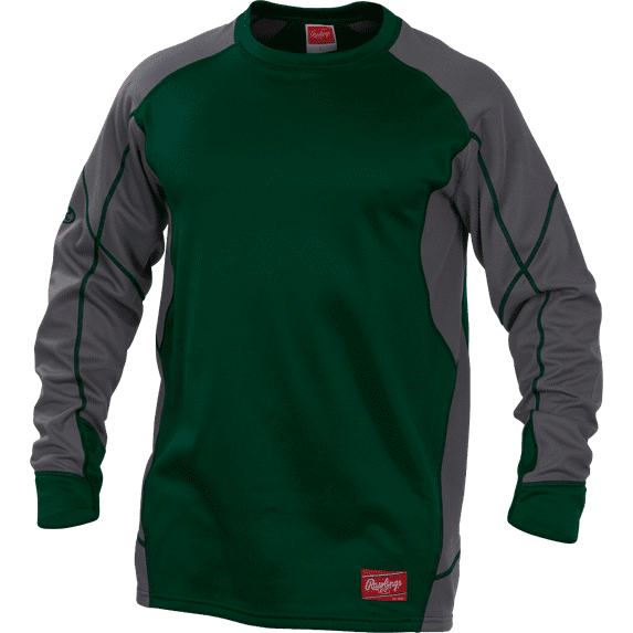 Rawlings Youth Dugout Fleece Pullover | Dark Green | XLRG