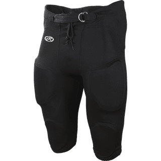 Augusta 9601A Youth Gridiron Integrated Football Pant - Black- XXS 