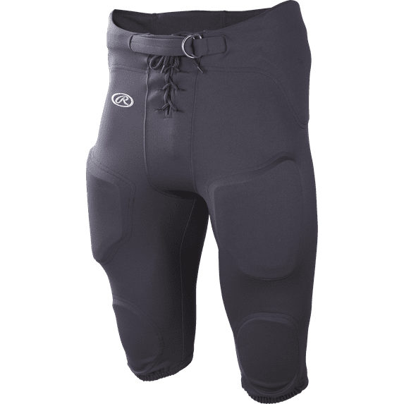 Rawlings Youth Game/Practice Football Pants, Grey, Medium