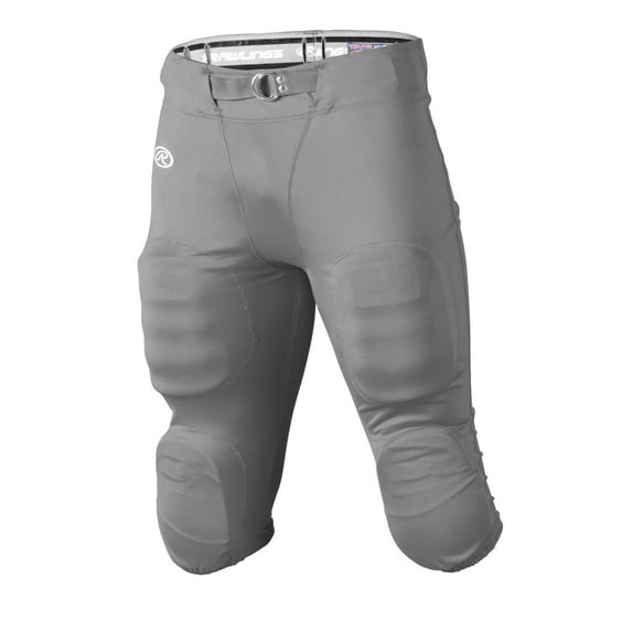 Rawlings Youth High Performance Game Football Pant Silver | Gray Youth Large