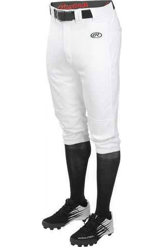 Youth Launch Knicker Baseball Pant, White