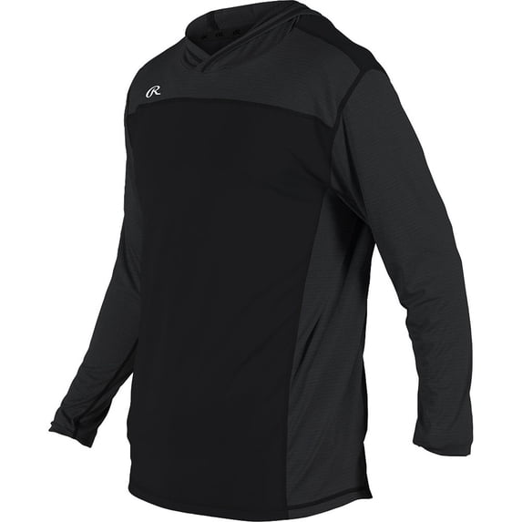 Rawlings Youth Lightweight Training Hoodie Black XL