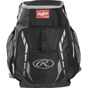 Rawlings Youth R400 Baseball Backpack (Black)