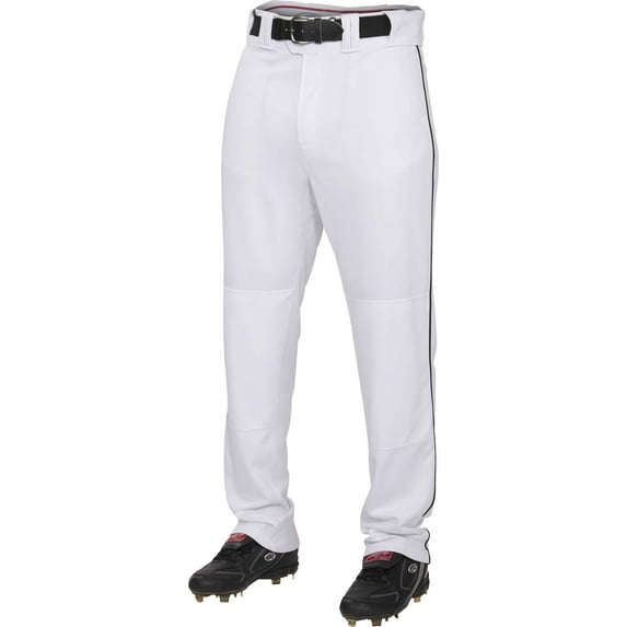 Rawlings Youth Semi-Relaxed Piped Pant | White/Black | LRG