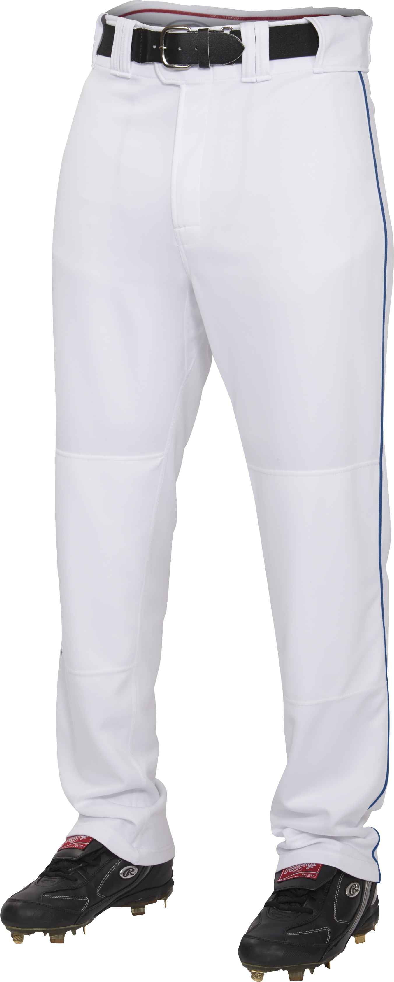 Rawlings Youth Semi-Relaxed Piped Pant | White/Navy | MED