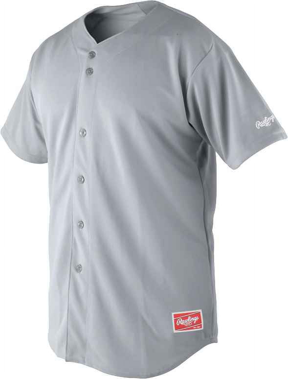 Rawlings Youth Short Sleeve Jersey | Blue Grey | MED