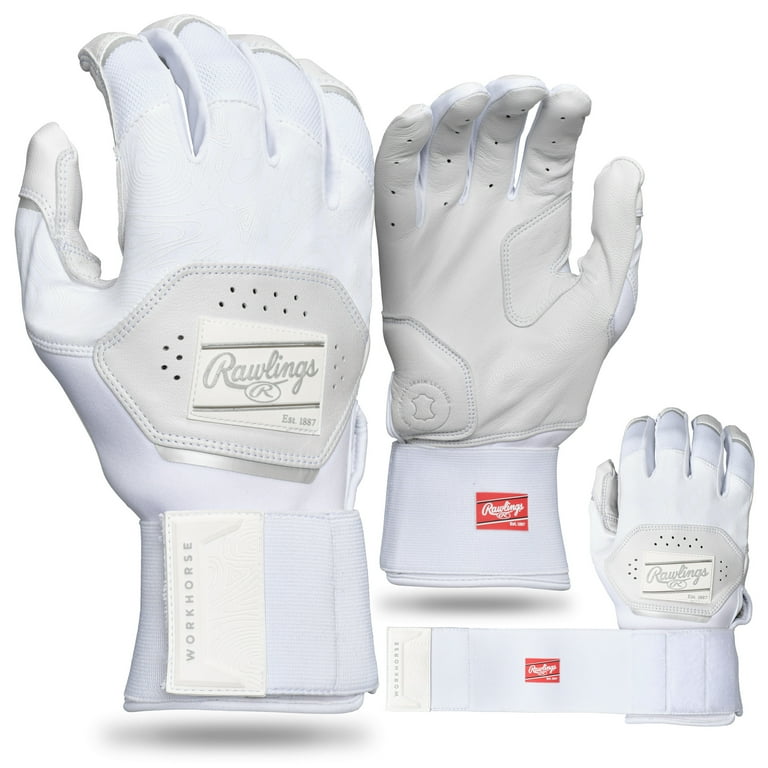 Rawlings Youth Workhorse Compression Strap Batting Gloves