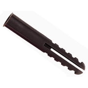 Rawlplug - Brown Plastic Plugs Screw Size No.10-14 10 x Card 100