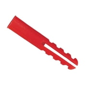 Rawlplug - Red Plastic Plugs Screw Size No.6-12 10 x Card 100