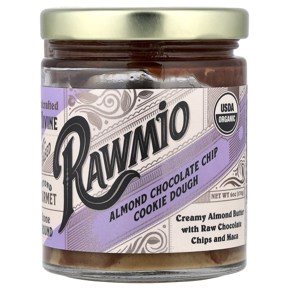 Rawmio - Almond Chocolate Chip Cookie Dough Spread, 6oz