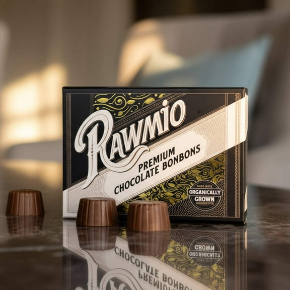 Rawmio Premium Dark Chocolate Bonbons - 6 Pieces