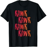 Rawr Rawr Funny Teens Emo Goth Music Emotional Punk T-Shirt