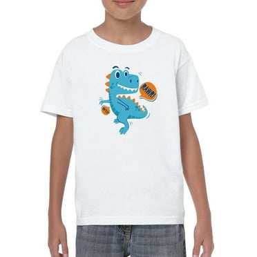 Rawr Where The Fries Dinosaur  T-Shirt Juniors -Image by Shutterstock,  Small
