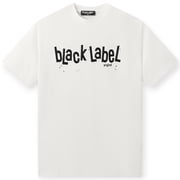 Rawyalty Apparel Black Label Men Original Script Chest Logo Tee White